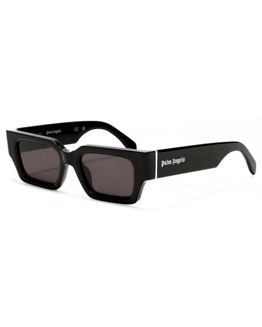 Palm Angels Brown Hyde Rectangle Sunglasses for men