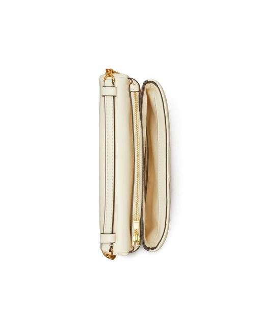Tory Burch Natural Wallet On Chain