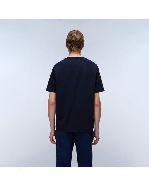 Napapijri Blue Badge Short Sleeve T-Shirt for men