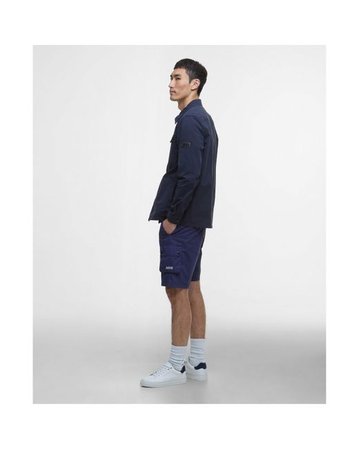 Barbour Blue Maze Overshirt for men