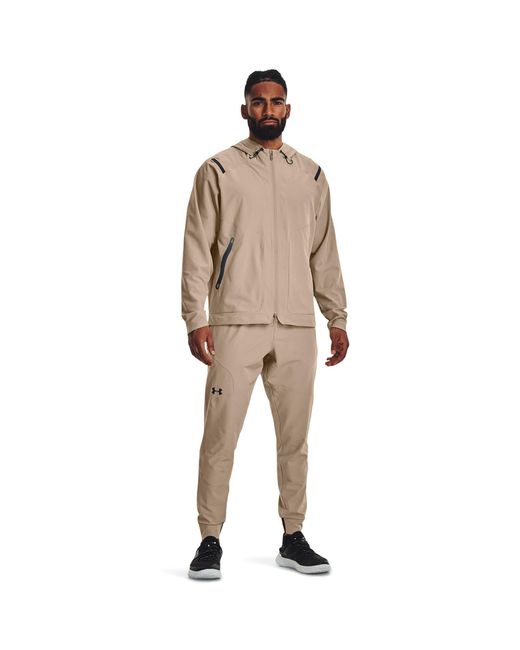 Under Armour Natural S Unstoppable Jogging Pants Brown Xxl for men