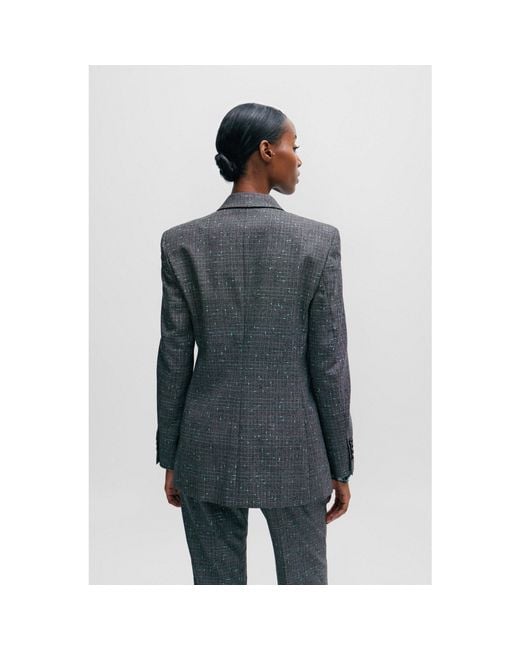 Boss Gray Janeri Suit Jacket