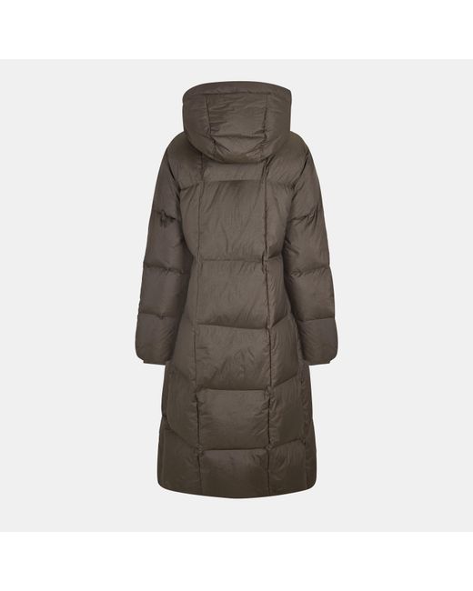 Varley Brown Katya Long Down Puffer