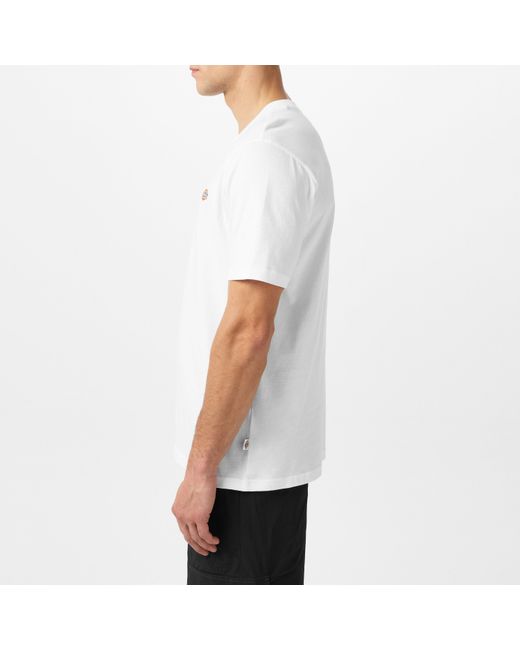 Dickies White Regular Fit Mapleton T-Shirt for men