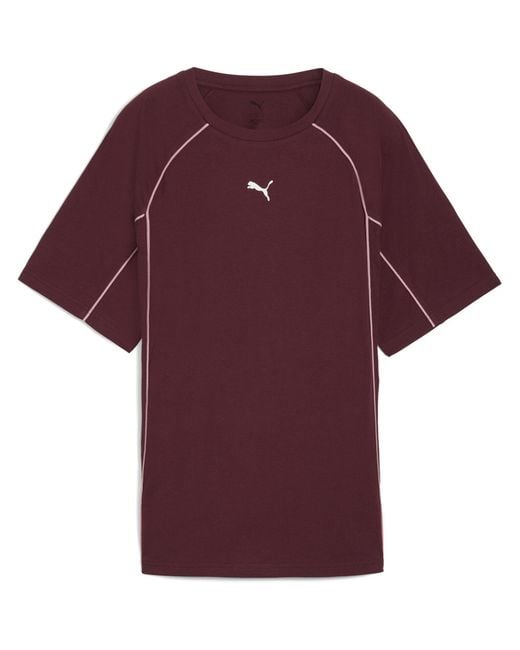 PUMA Purple Sport Relaxed Tee Oversized Fit T-Shirt