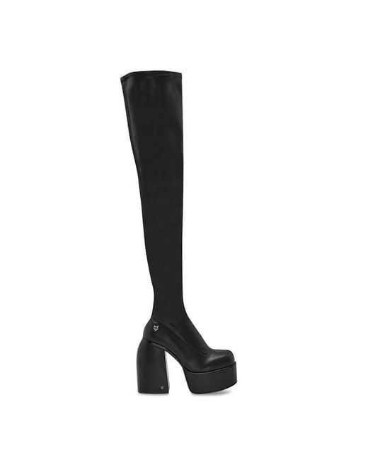 Naked Wolfe Black Juicy Thigh High Boots
