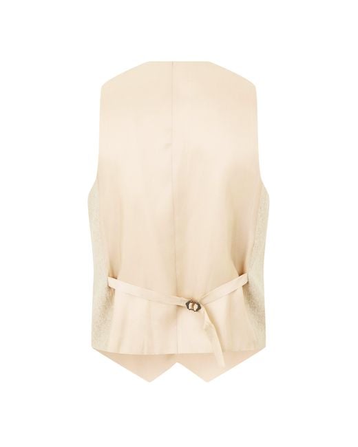 Without Prejudice Natural Wp Archer Donegal Waistcoat for men