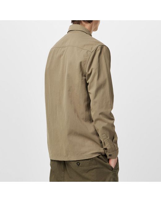 Barbour Green B.Intl Maze Peached Overshirt for men