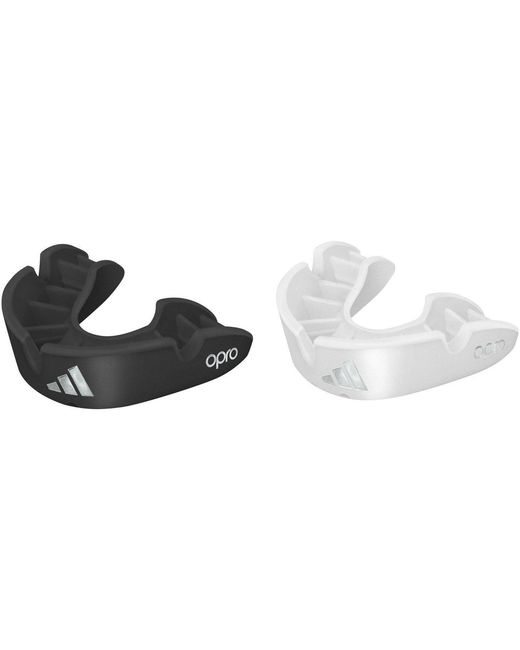 Adidas White Opro Bronze Mouthguard