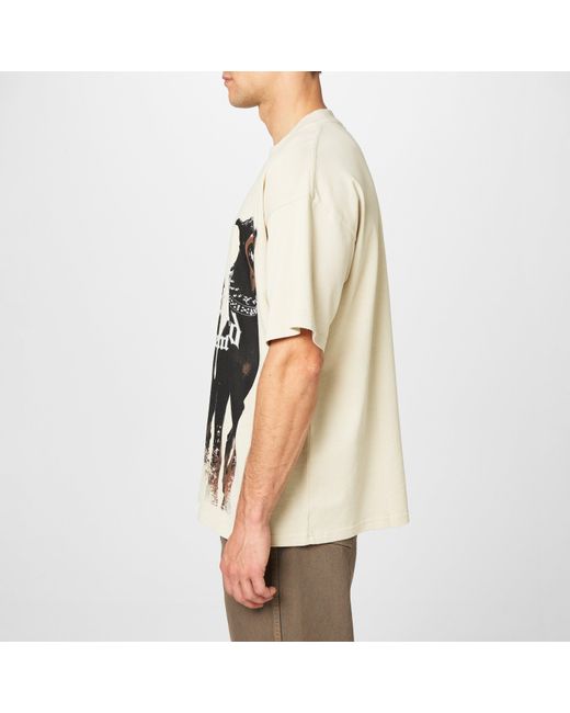 Represent Natural Rep Thoroughbred T-Shirt, Bold Printed Graphic for men