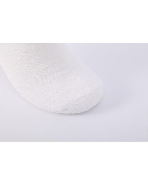 Donnay White 10 Pack Quarter Socks Plus Size 12