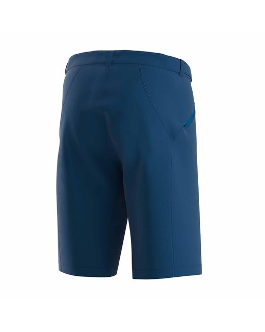 Bicycle Line Blue Ostiglia 2 Baggy Upf 50+ Knee Length Zip Pockets Mtb Shorts for men
