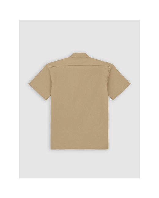 Dickies Natural Short Sleeve Work Shirt for men