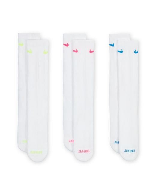Nike White 3Pr Evryd