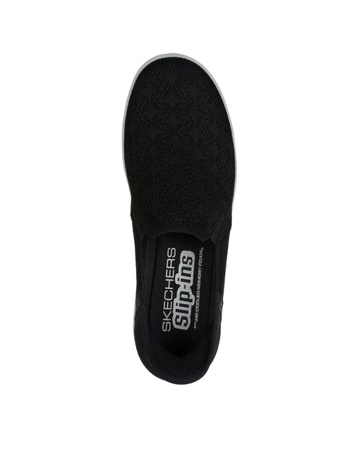 Skechers Blue Breezest Slip On Trainers