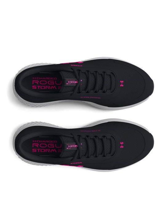 Under Armour Blue Charged Rogue Storm Entry Road Running Shoes