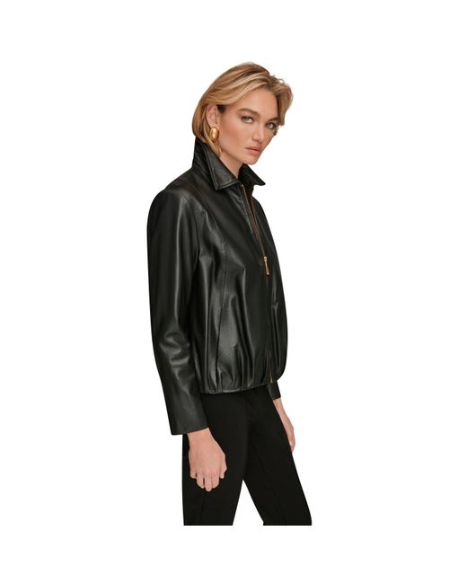 Donna Karan Black Leather Jacket