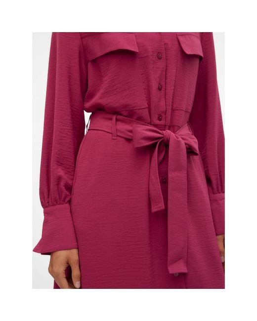 Vero Moda Olla Collared Neck Midi Dress