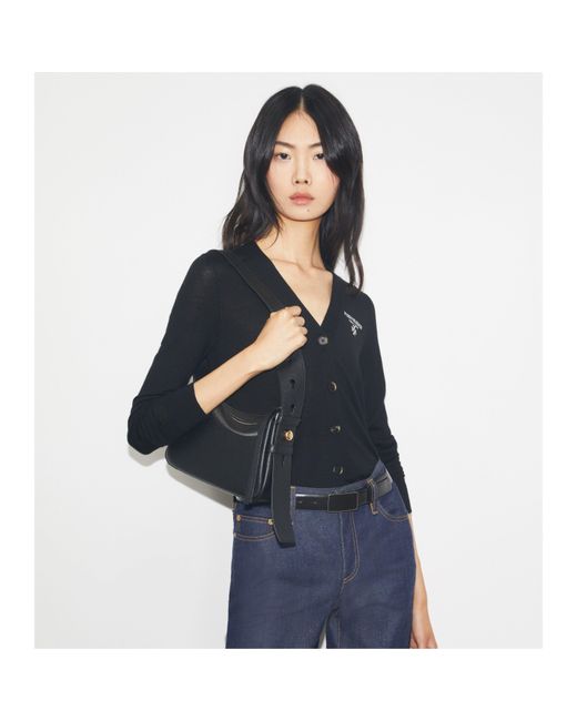 Tory Burch Black Romy Small Shoulder Bag