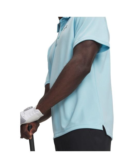 Under Armour Blue Tech Polo for men