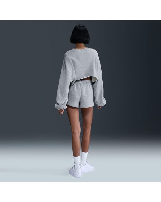 Nike Blue Sportswear Essential French Terry Shorts