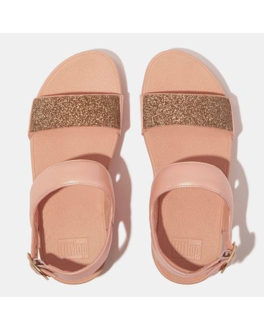 Fitflop Pink Lulu Opul Back-Strap Sandals
