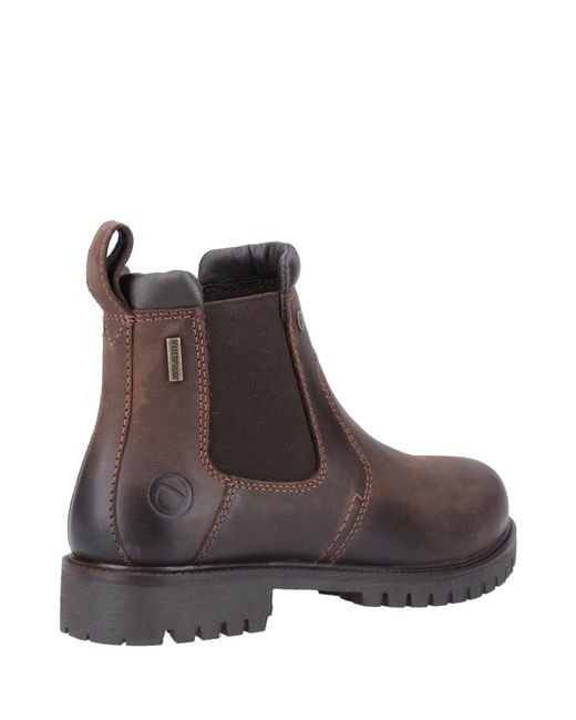 Cotswold Brown Pamington Ankle Boots