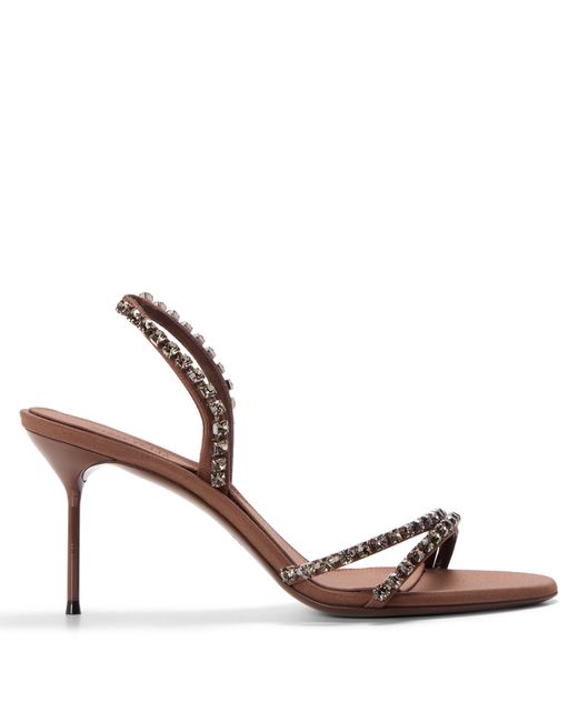 Paris Texas Brown Saint Tribte 85 Mule Ld41
