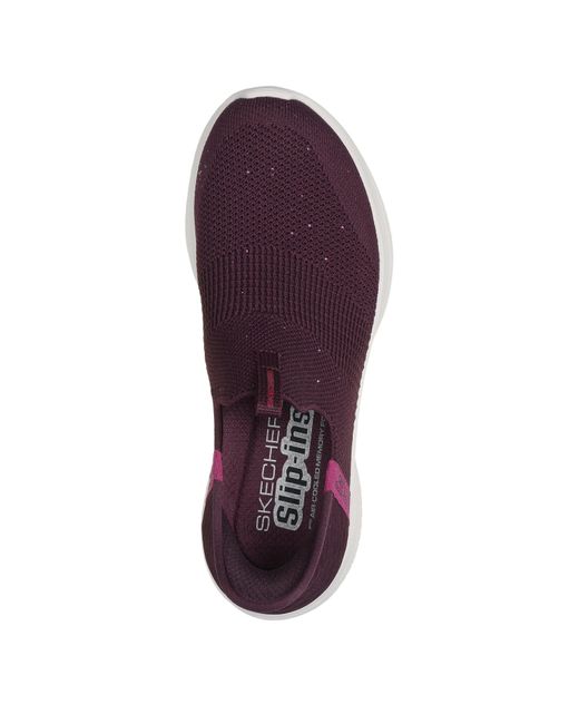 Skechers Purple Slip On Trainers