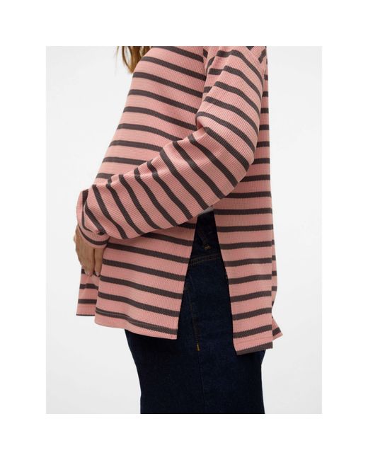 Mama.licious Multicolor Mama Long-Sleeve Regular Fit T-Shirt
