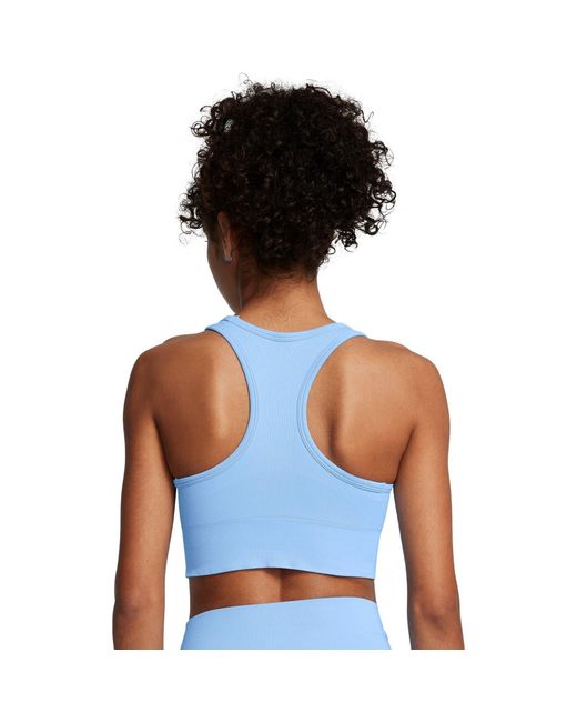 Under Armour Blue Vanish Seamless Medium Impact Sports Bra