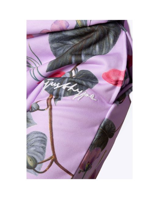 Hype Purple Scribble Closed Hem Woven Joggers
