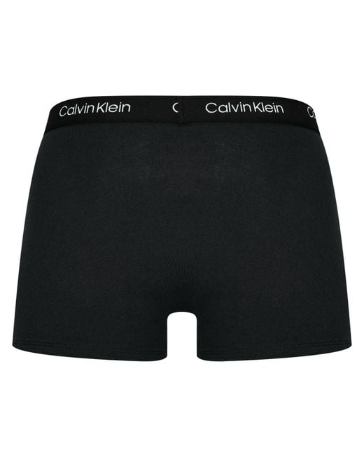 Calvin Klein Black 365 2 Pack Trunks for men