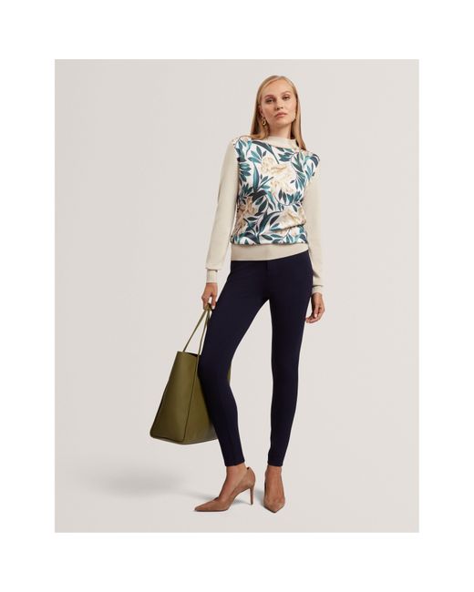 Ted Baker Blue Knitted Top