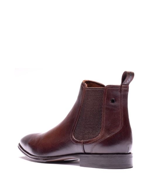 Base London Purple Ellison Chelsea Boot for men