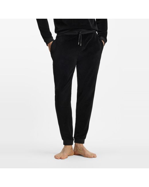 Boss Black Hugo Velour Pants 10275198 01 for men