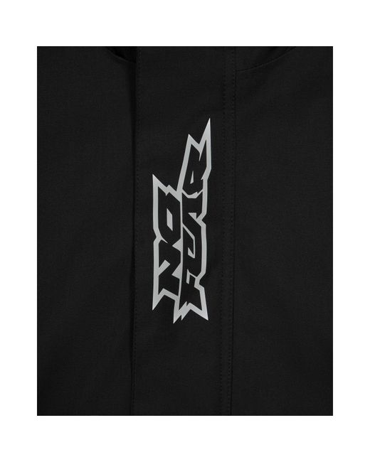 No Fear Black Oversized Ski Jacket for men