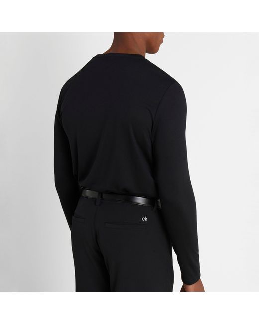 Calvin Klein Black Long Sleeve T-Shirt for men