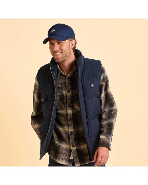 Brakeburn Blue Quainton Gilet for men