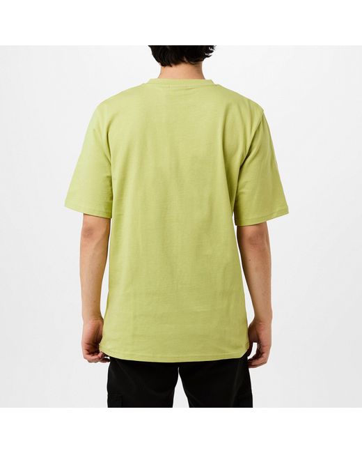 Daily Paper Yellow Alias Logo T Shirt for men