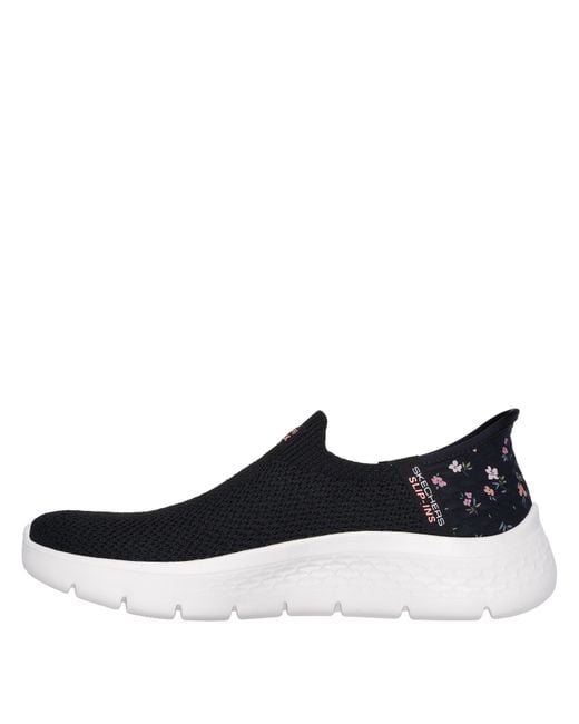 Skechers Blue Go Walk Flex Sunset Rose Slip-On Runners