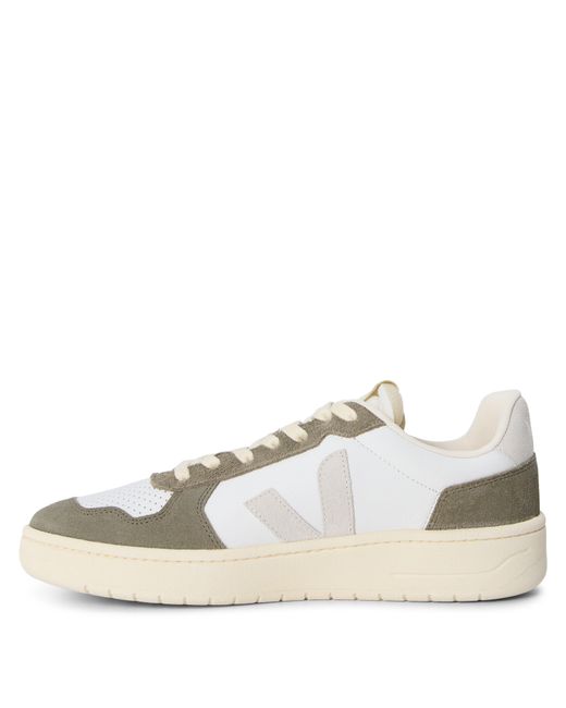 Veja Green V-82 Leather Low-Top Trainers for men