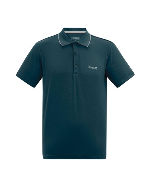 Regatta Blue Maverik Stretch Upf 50+ Polo Shirt for men