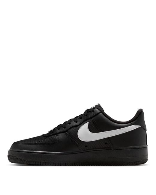Nike Black Air Force 1 07 Shoes for men