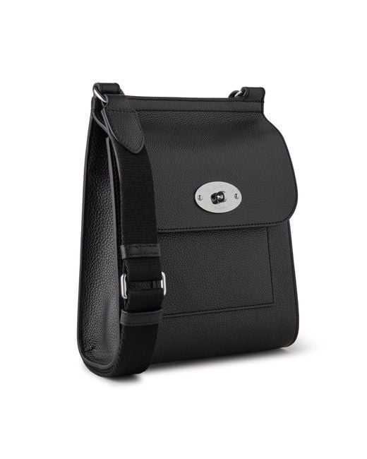 Mulberry Black Small Antony Leather Messenger Bag