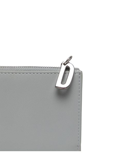 DIESEL Gray Zip Billfold Wallet for men