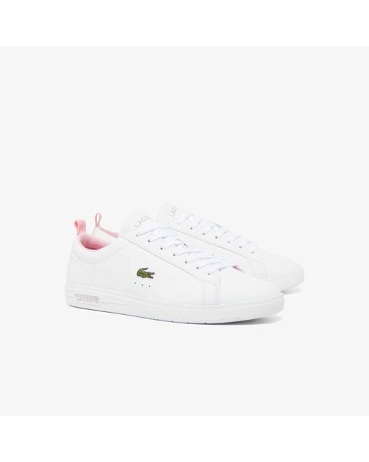 Lacoste White Carnaby Low Top Trainers