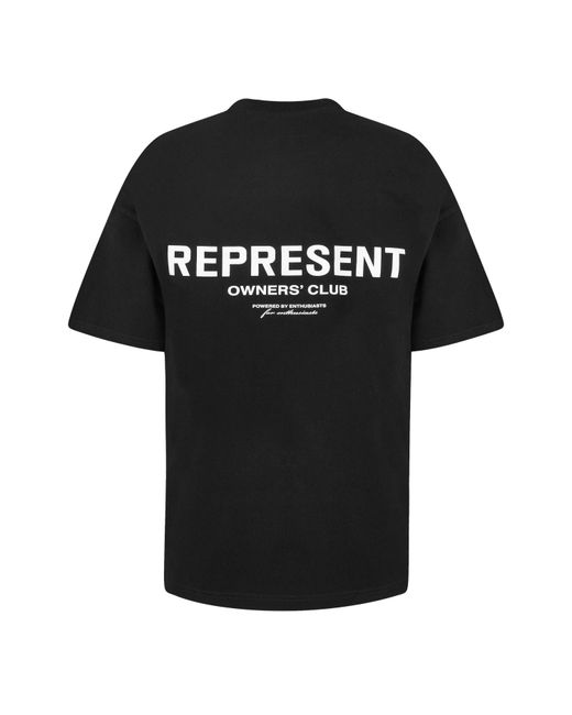 Represent Black Owners Club Oversized Fit T-Shirt for men