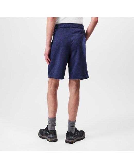 The North Face Blue Reaxion Fleece Shorts for men