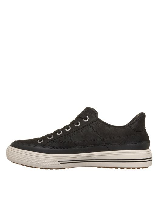 Skechers Black Arch Fit Arcade Slip-On Trainers for men